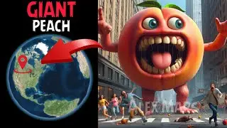 GIANT PEACH 🍑 On Google Maps 🌎
