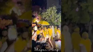 रिमझिम बूंदों के बीच महाराज जी के दर्शन !! #premanandjimaharaj #bhajanmarg