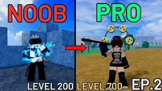 I BEAT THE FIRST SEA... (Roblox Blox Fruits) Beginner to Master. Ep.2