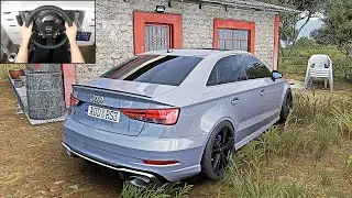 Audi RS3 2020 - Forza Horizon 5 (Steering Wheel + Shifter) Gameplay