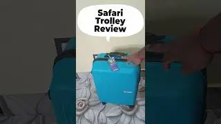Safari trolley bag Review 🔥 #shortsfeed #trolleybag #safaribags #viral