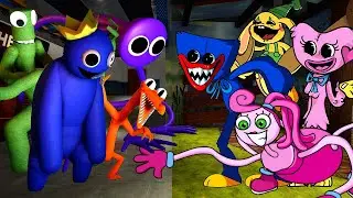 Rainbow Friends VS Poppy Playtime 🎶 (FNF Friends To Your End but Poppy Playtime Characters Sing It)