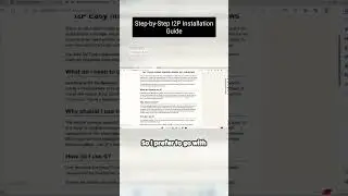 Step by Step I2P Installation Guide #I2P #InstallationGuide #StepByStep