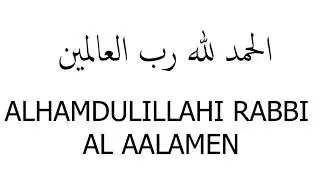 Alhamdulillah rabbi Alhalameen 100 times