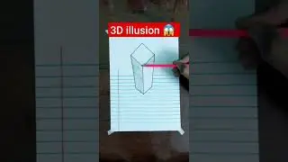 how to draw the 3D fluting cube #thepowerofhardwork #hardworkworks