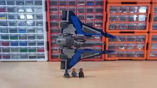 Lego 75316 Manaldorisn Starfighter with acrylic stand showcase