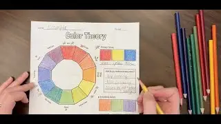 Color Theory Graphic Organizer - Color Wheel