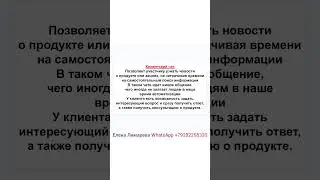 1⃣Что такое клиентский чат?