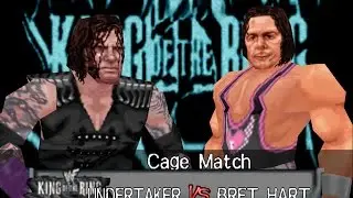 70's-90's Legends Mod Matches - STEEL CAGE MATCH - The Undertaker vs Bret Hart