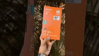 Unboxing SONY FE 90mm | F2.8 Macro G OSS |Sony E-mount Lens | #sony #shorts #viral