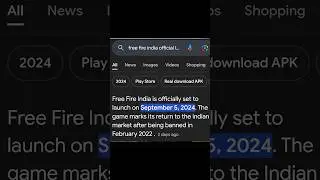 FreeFire India Launch Date Confirm 😱#freefirehighlights #freefireindia #comingsoon #foryou
