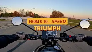 From 0 to ... SPEED on a Cruiser (Triumph)
