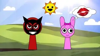 Devil and Pink Sprunki 🥰🤣 #sprunki #incredibox