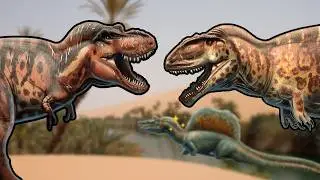 Could Tyrannosaurus Survive the Kem Kem? Megatheropod Showdown
