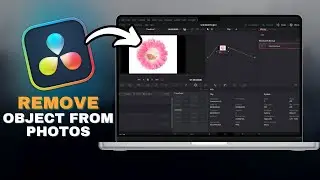 How To REMOVE Objects From PHOTOS In Davinci Resolve in SECONDS!