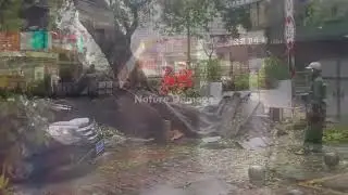 Brutal Damage in China Today! Super Typhoon Wutip Destroys Homes, Cars in Hainan
