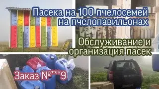 Пасека на 100 пчелосемей на пчелопавильонах. Заказ №***9 Обслуживание и организация пасек 11.09.2021