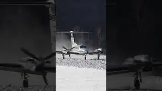 Piper PA-42-720 Cheyenne III Landing 