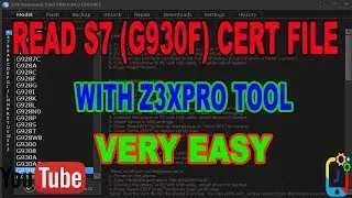 How to read cert file from samsung s7 with z3xpro Hindi/Urdu