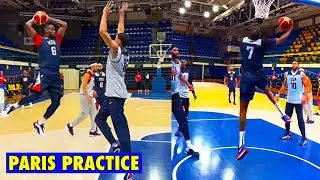 Team USA Basketball First Practice in Paris, France!!! 🔥