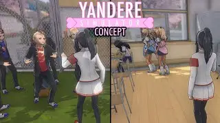 Push Delinquent and Stop Bullying | Ayano Become Student Council  | YandereSimulatorConcept