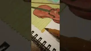 Fırça uçlu kalem ile resmim