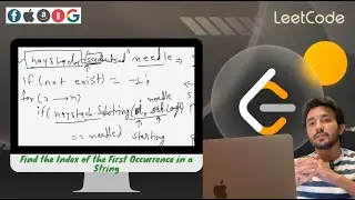 9  Find the Index of the First Occurrence in a String | LeetCode DSA