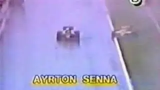 Primeira vitória de Senna na Fórmula 1
