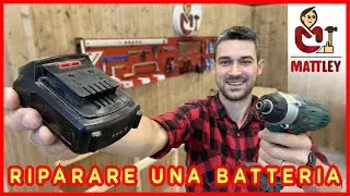 Come riparare la batteria di un trapano PARKSIDE LIDL con 