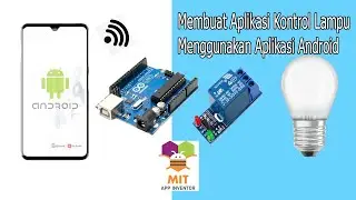 Making Light Control with Android App made with MIT App Inventor & Bluetooth
