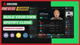 Build Your Own Spotify Clone: JavaScript, PHP, and MySQL Tutorial - Part 02/03