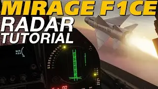 DCS MIRAGE F1CE Air to Air Radar Tutorial!