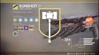 Destiny 2 - Best Way to complete the sunshot catalyst EVER!!