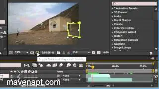 14. After Effects Tutorials in Urdu - Masking with Pen Tool Example