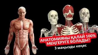 АНАТОМИЯНЫ ҚАЛАЙ 100% МЕҢГЕРУГЕ БОЛАДЫ? | 3 маңызды кеңес