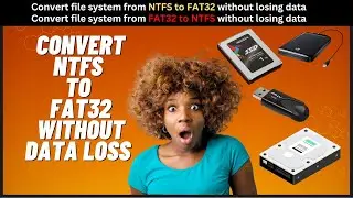 Convert NTFS to FAT32 or FAT32 to NTFS Without Data Loss