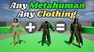 The Easiest Method to Add Any Clothing to Any Metahuman (UE 5.6)