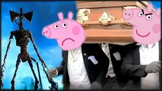 Peppa Pig wihs SIREN HEAD meme Astronomia Coffin Dance