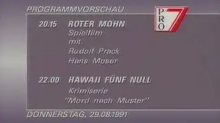 Pro7 - Programmtafel (1991)