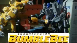 Bumblebee vs Dropkick Fight scene in stop motion!!! Bumblebee the movie