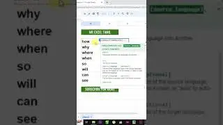 translate english into tamil in google sheets