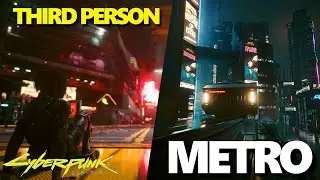 CYBERPUNK 2077 in THIRD PERSON und METRO SYSTEM!? CYBERMODS #1 I Cyberpunk 2077