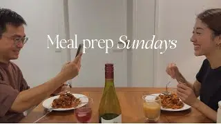 living in brisbane vlog | meal prep sundays with our go-to ragu pasta recipe