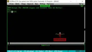 Accept Indian rupees and convert in US Dollars | Qbasic programme | Rupees to Dollars