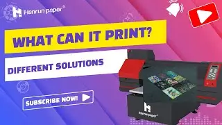 What can our Flatbed multifunctional UV Printer print? | Hanrun paper UV Printing Solutions