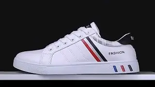 White men's sneakers autumn - spring with Aliexpress