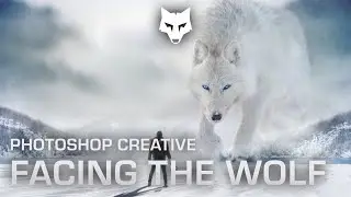 THE WHITE WOLF | Photoshop Creative