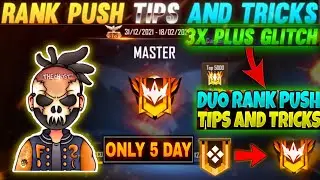 Duo Rank Push Tips And Tricks With Strategy | Free Fire |TSG JACK | Free Fire master rank tips and t
