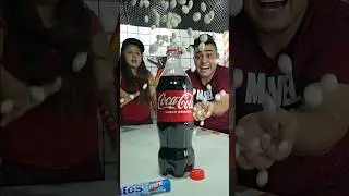 CHUVA DE MENTOS VS COCA-COLA !!!
