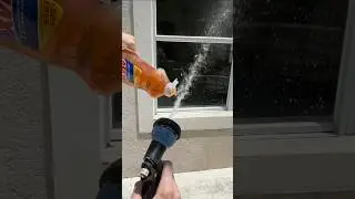 *PRO TIP* HOW TO CLEAN WINDOWS WITH A HOSE!